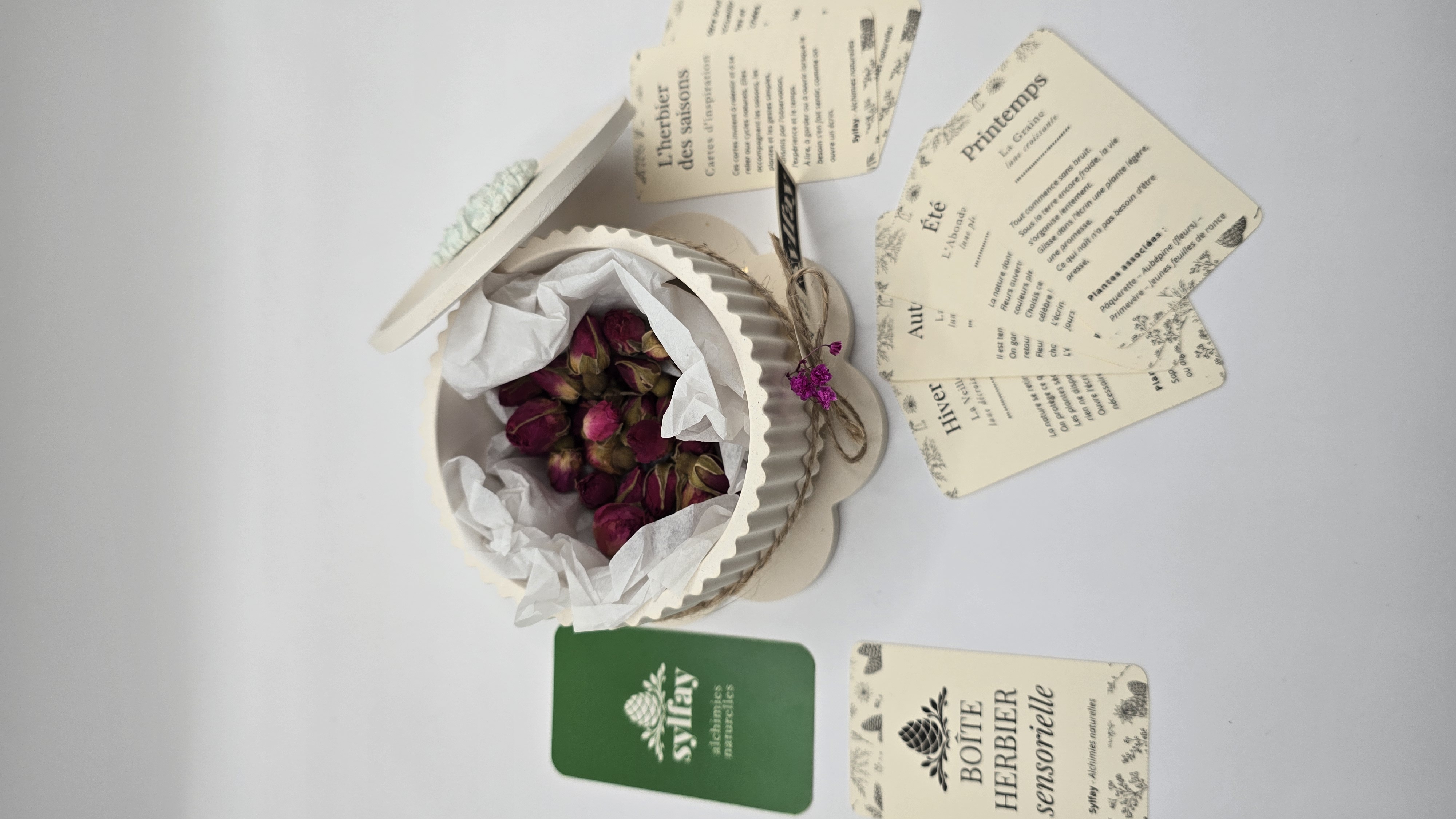 Boîte herbier sensorielle – ambiance