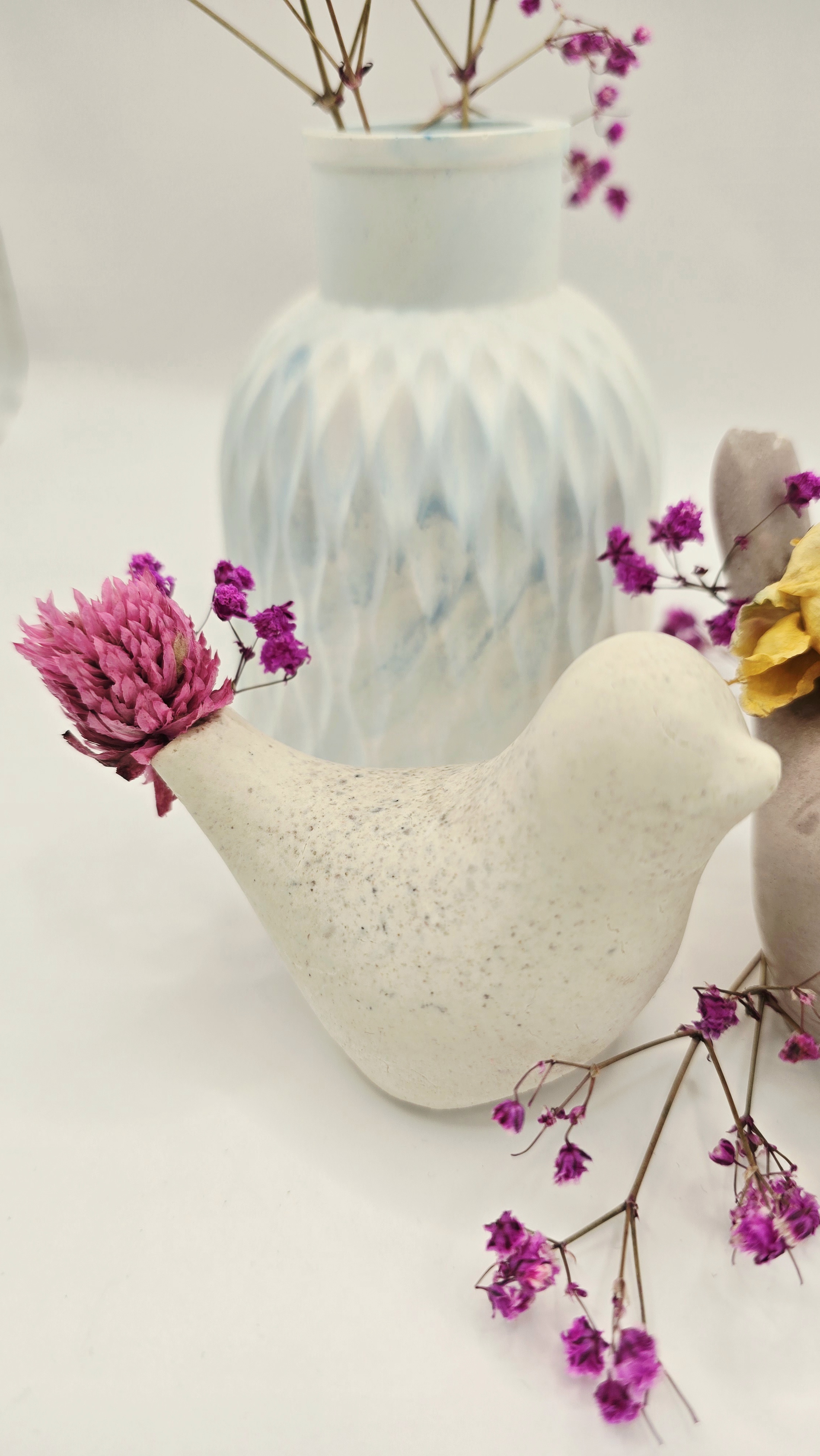 Oiseau en plâtre – ambiance