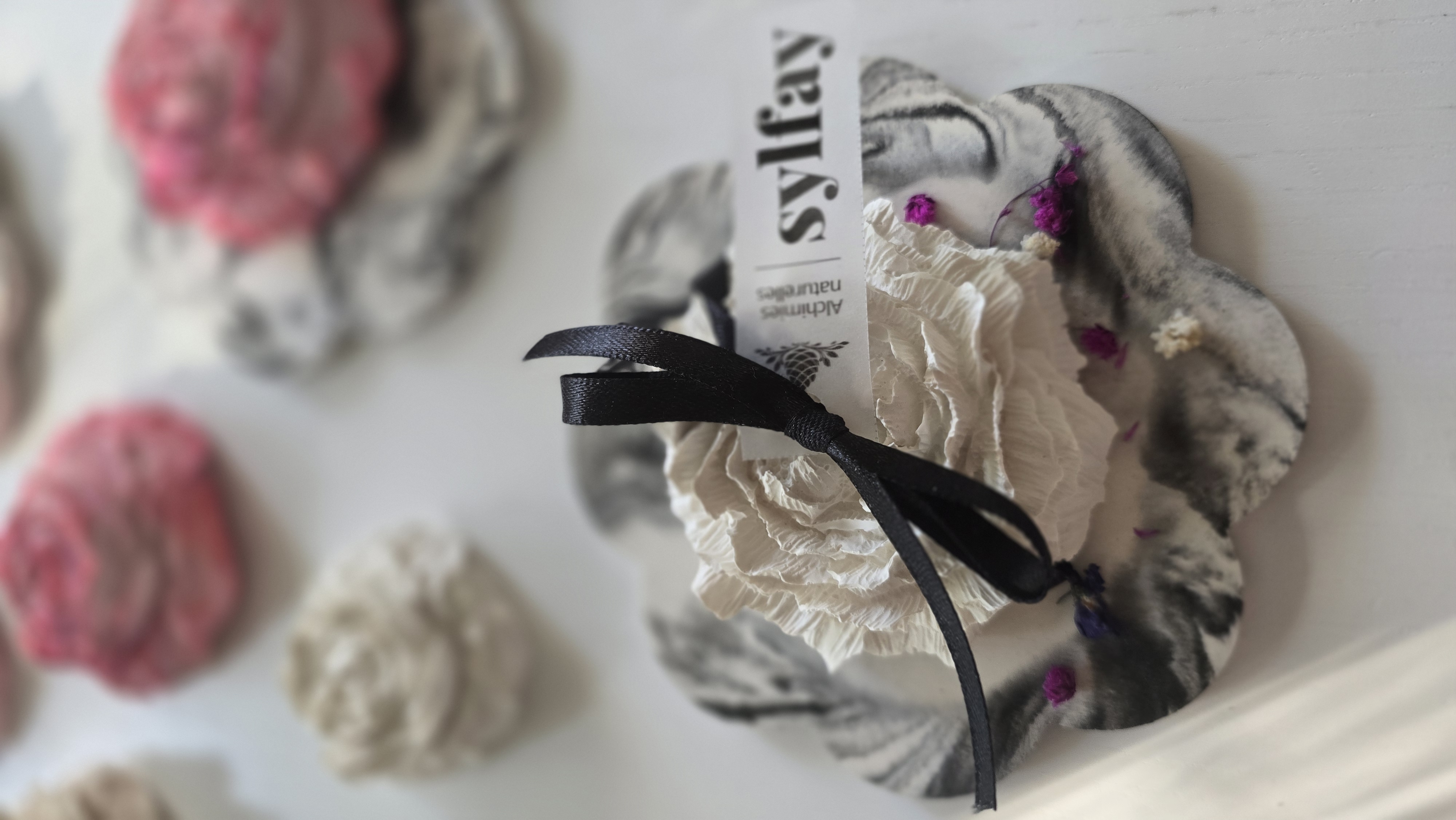 Rose en plâtre – vue 2